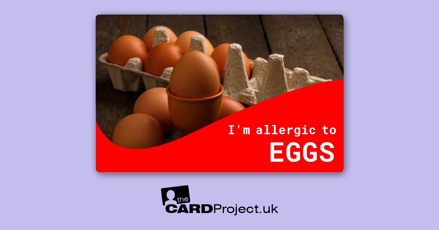 Egg Allergy Card
